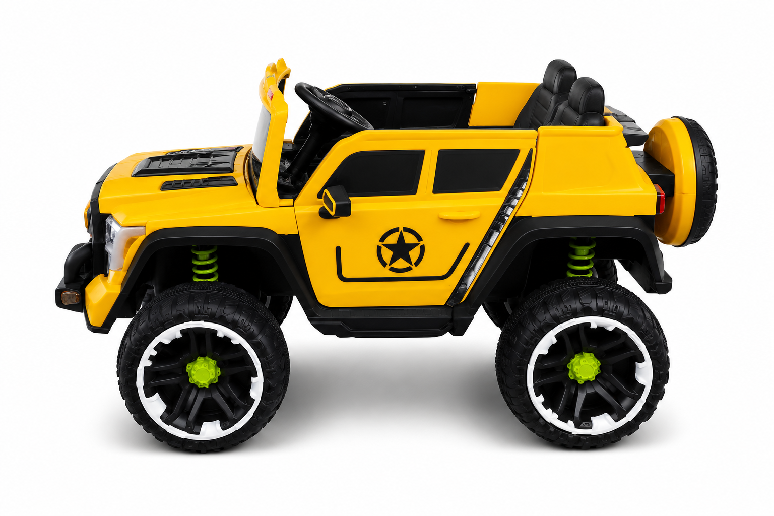 Yellow Jeep 4x4